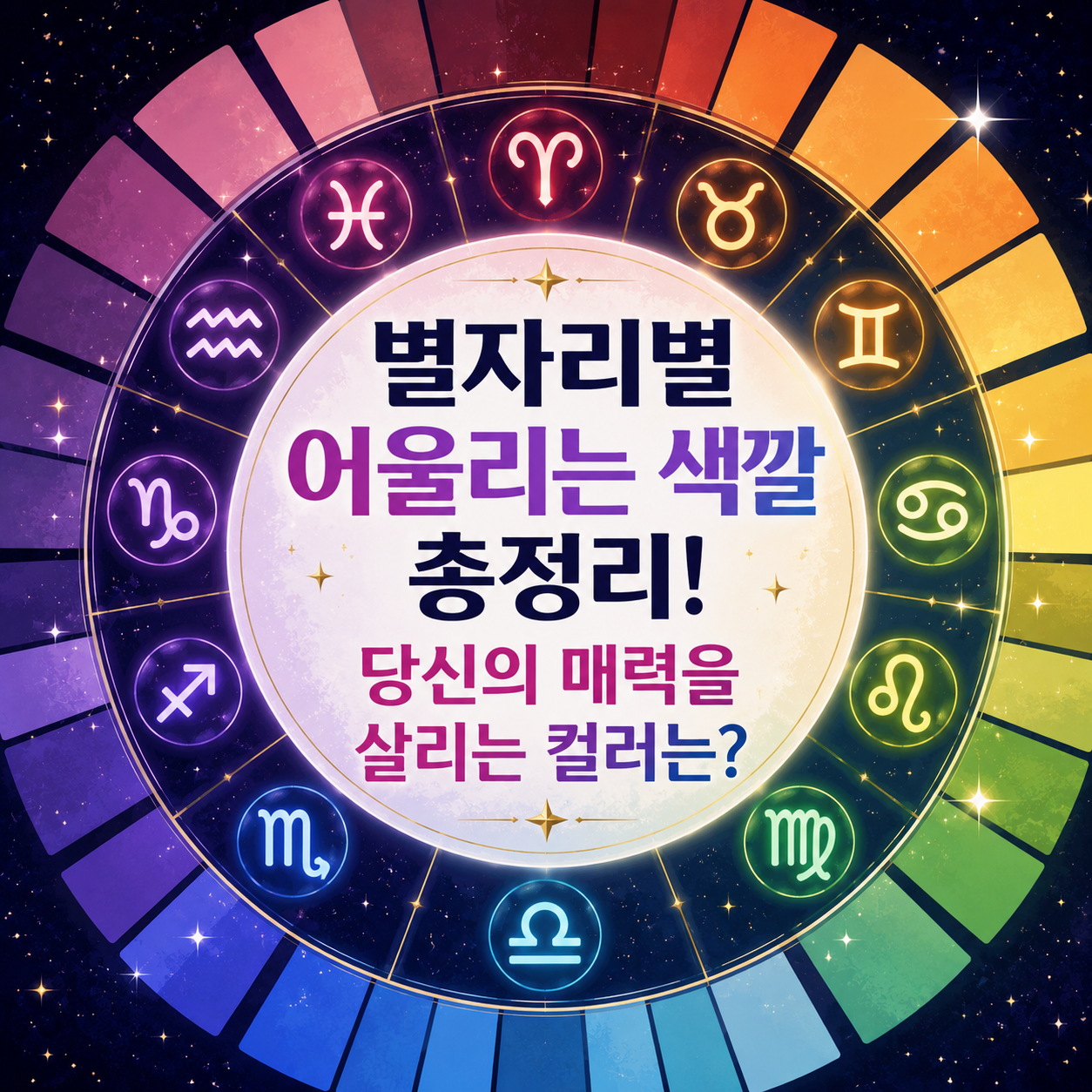 별자리별 어울리는 색깔