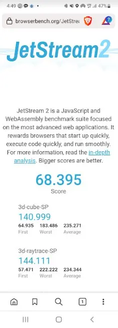 안드로이드 웹브라우저 성능 비교 사진9