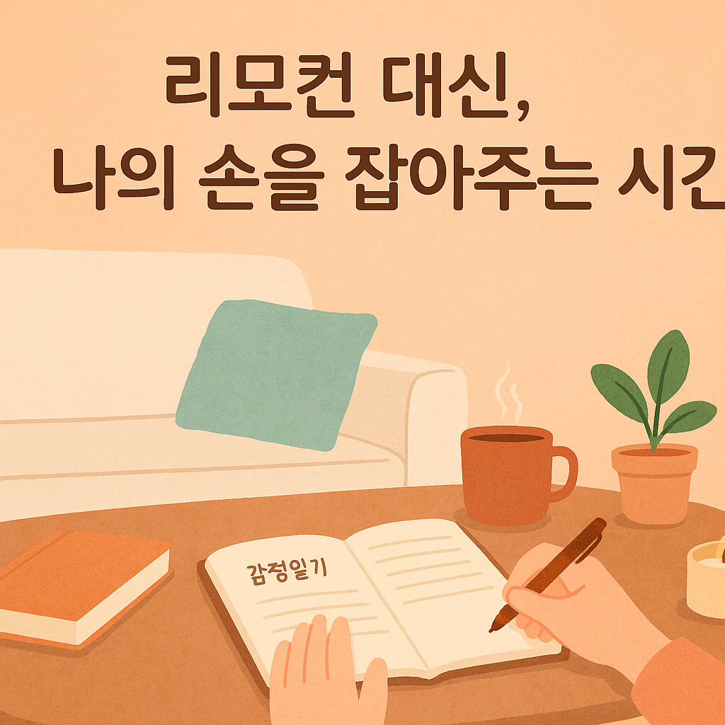 TV 대신 나와 함께 보내는 시간