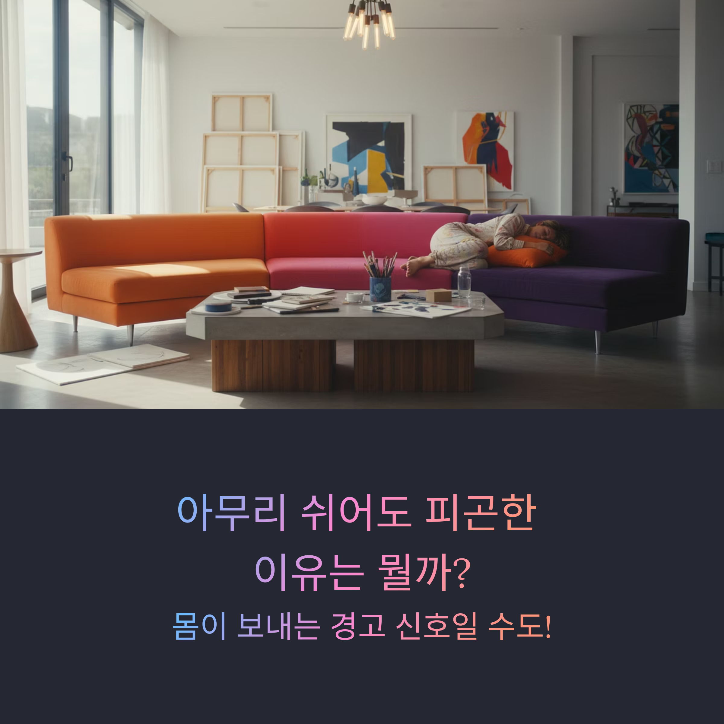 아무리 쉬어도 피곤한 이유