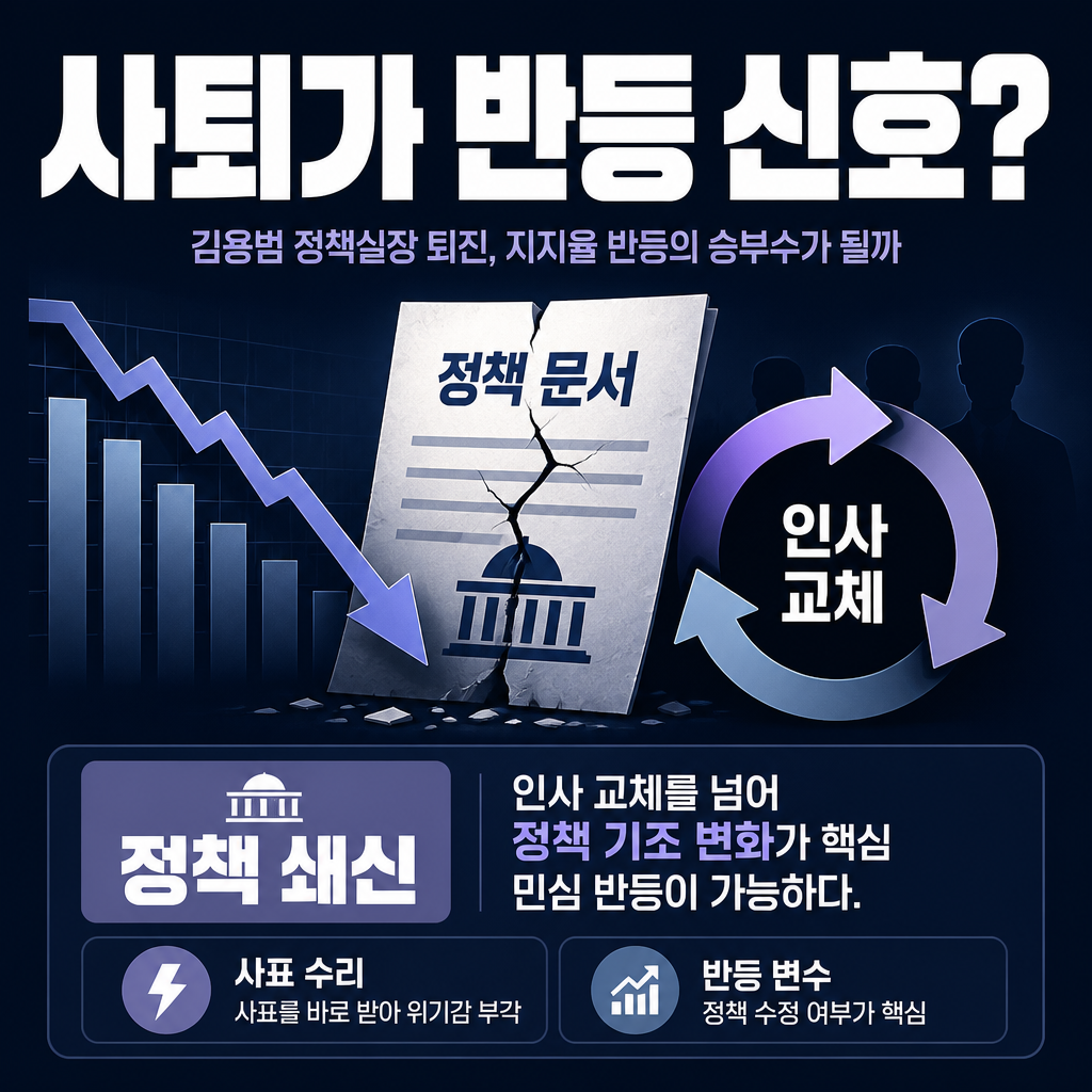 사퇴가 반등 신호?