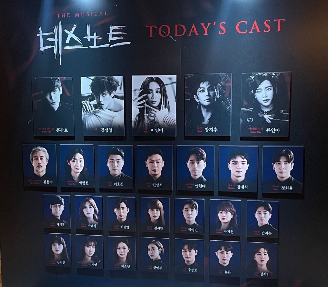 데스노트 캐스팅보드