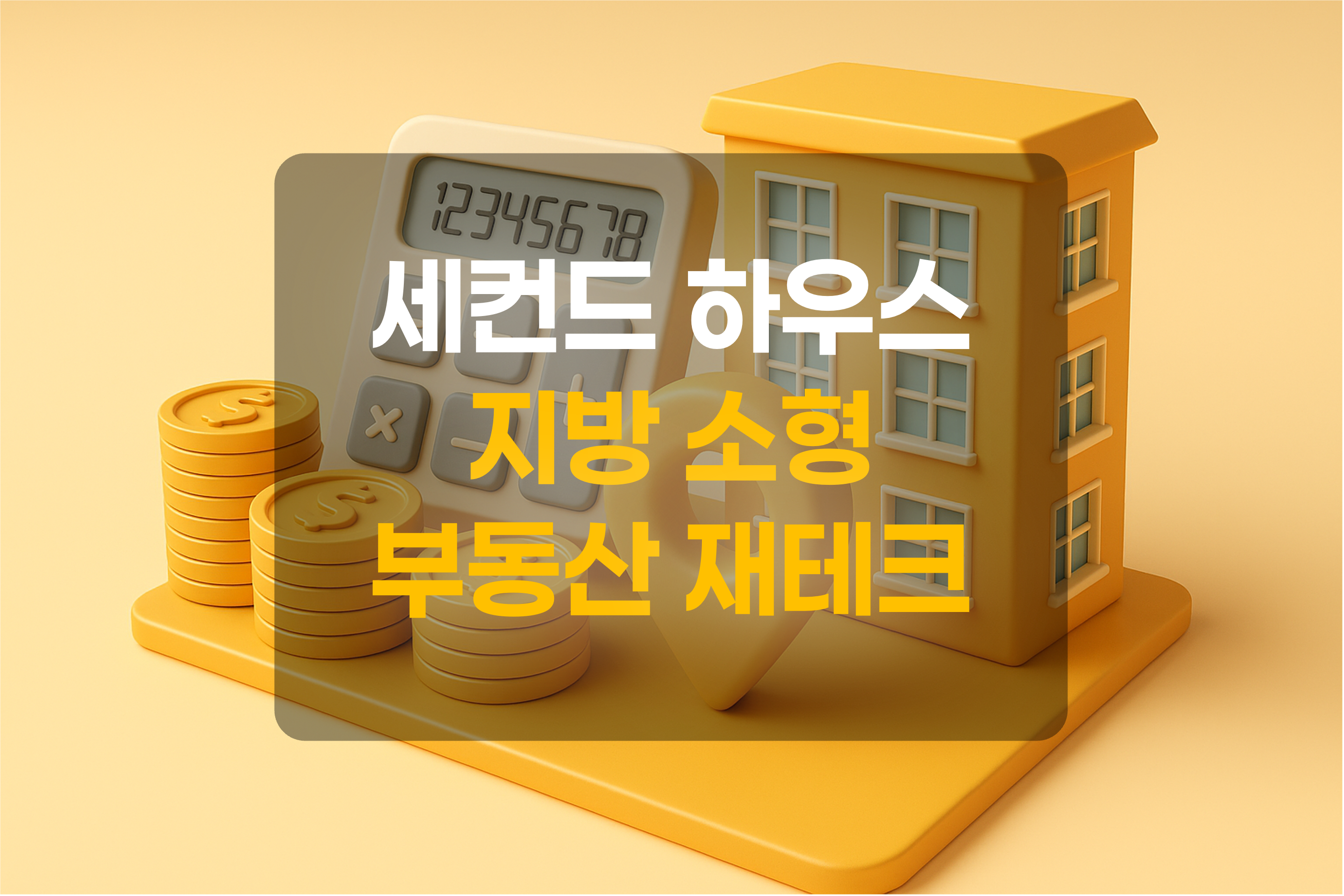 부동산 투자를 표현한 그림