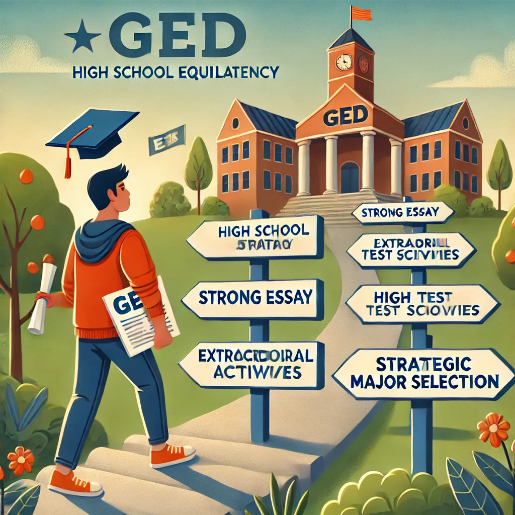 검정고시 출신 학생들의 대입 전략에 관한 이미지