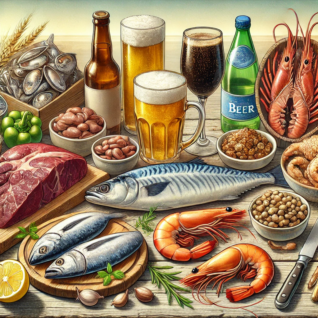 통풍 피해야 할 음식