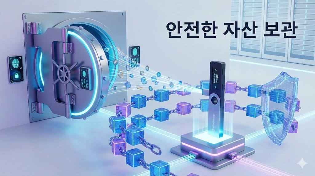 개인 지갑을 활용한 가상자산의 안전한 보관 이미지