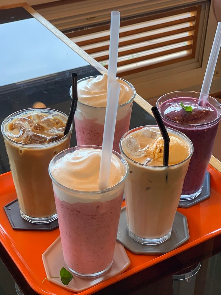 시킨 5개의 음료수