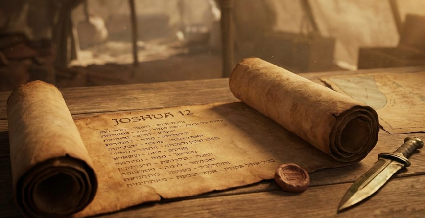 여호수아 12장 - 모세, 여호수아에게 패배한 왕들