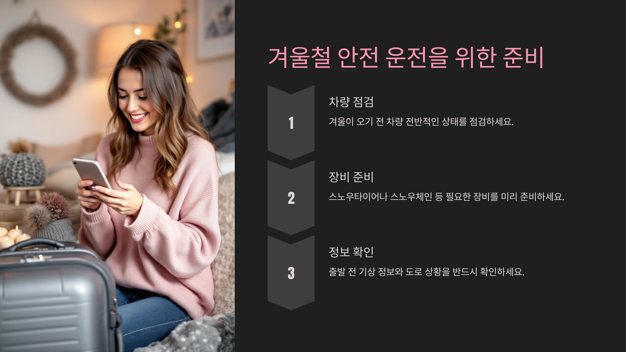 겨울철 안전 운전을 위한 준비