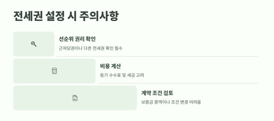 전세권설정이란? 핵심 정보 7