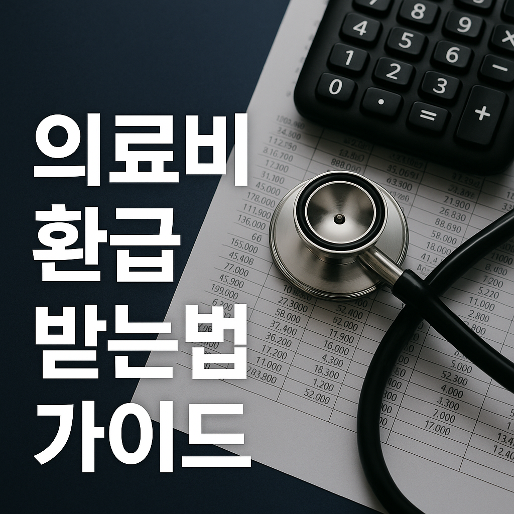 의료비 환급 받는법(조건) 가이드