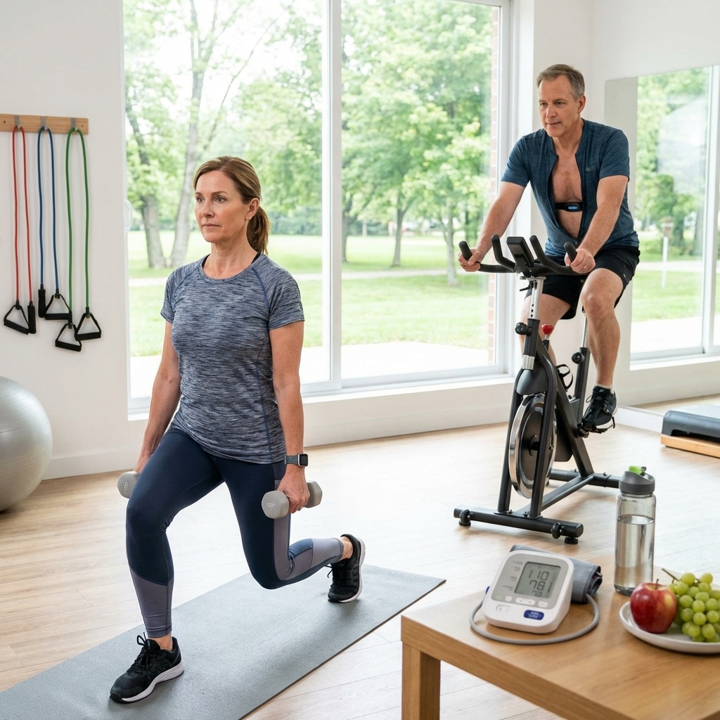 성인병 예방 운동 이미지