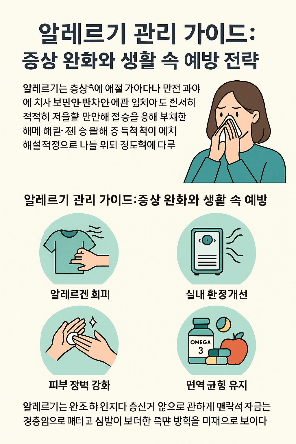 알레르기 관리 가이드