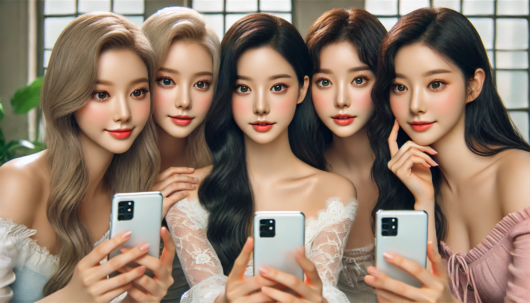 메신저하는 아이돌