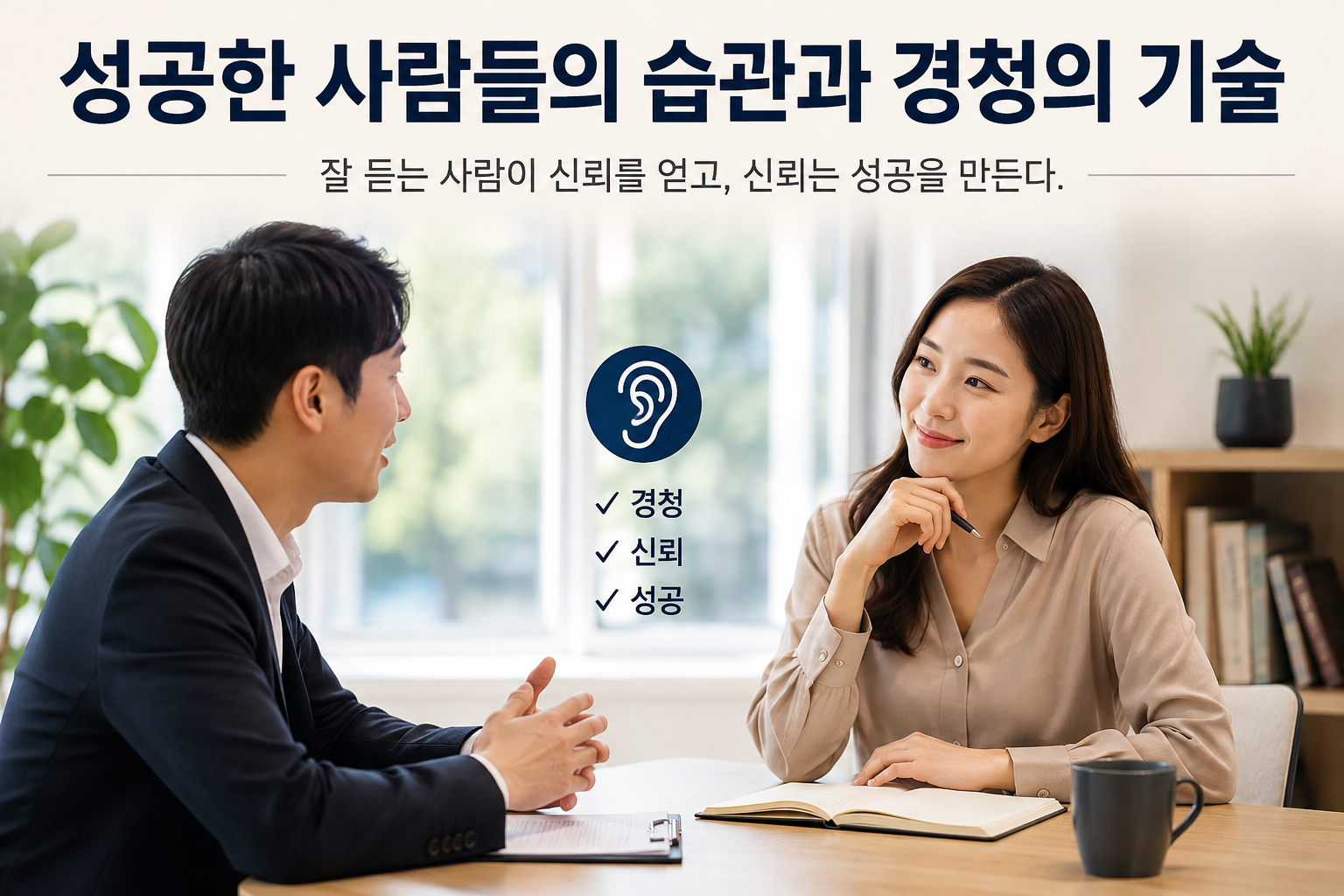 성공한 사람들의 습관과 경청의 기술