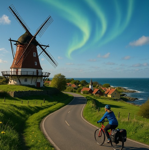 덴마크 여행, 보른홀름 풍차길