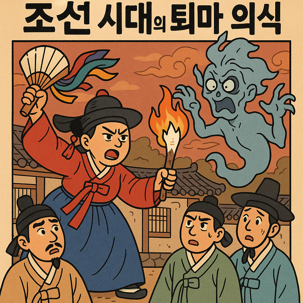조선 시대의 퇴마 의식: 현실과 신앙이 교차하는 한국 오컬트의 원형 그림