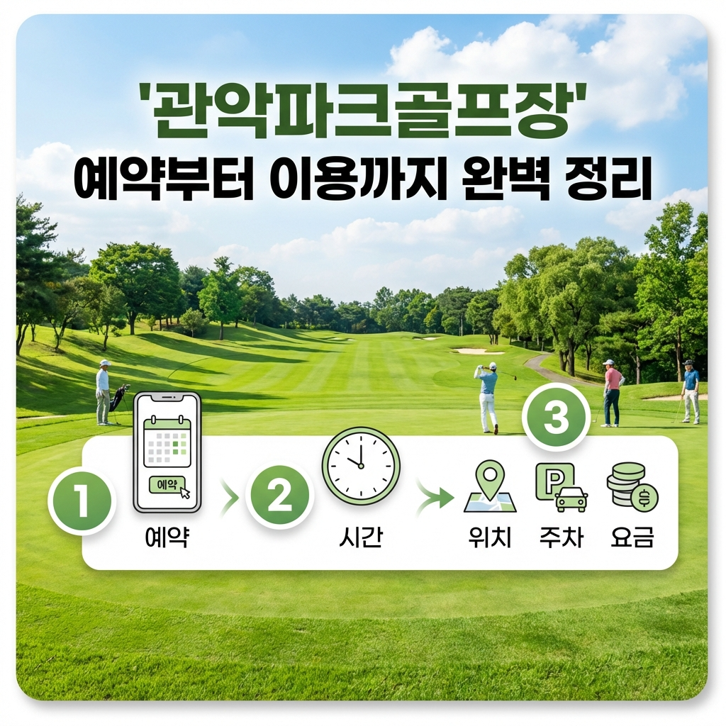 관악파크골프장 예약부터 이용까지 완벽 정리
