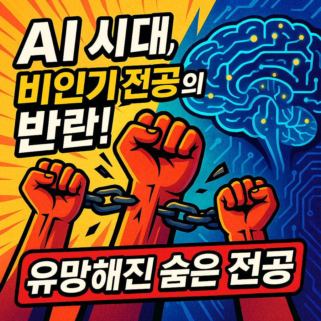 AI 시대, 비인기 전공의 반란! 유망해진 숨은 전공 Top 7 이미지