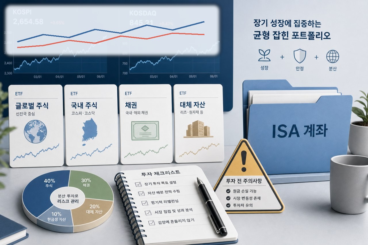 국내증시 ETF ISA 연금 계좌 리스크 체크리스트 이미지