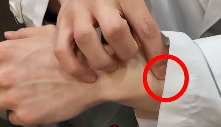 외관혈 자리