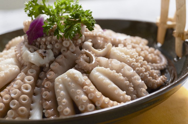 문어숙회 상차림 이미지