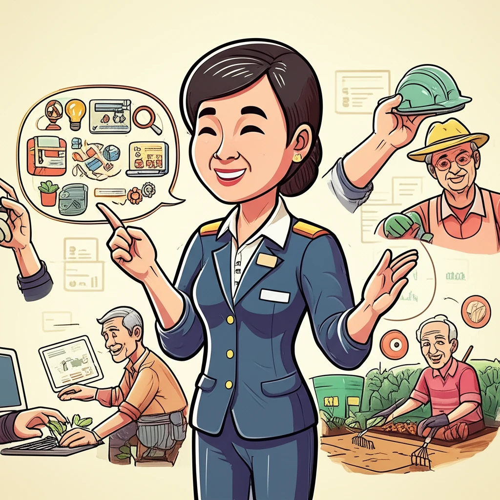 태백시 노인 일자리 신청 서류와 시니..