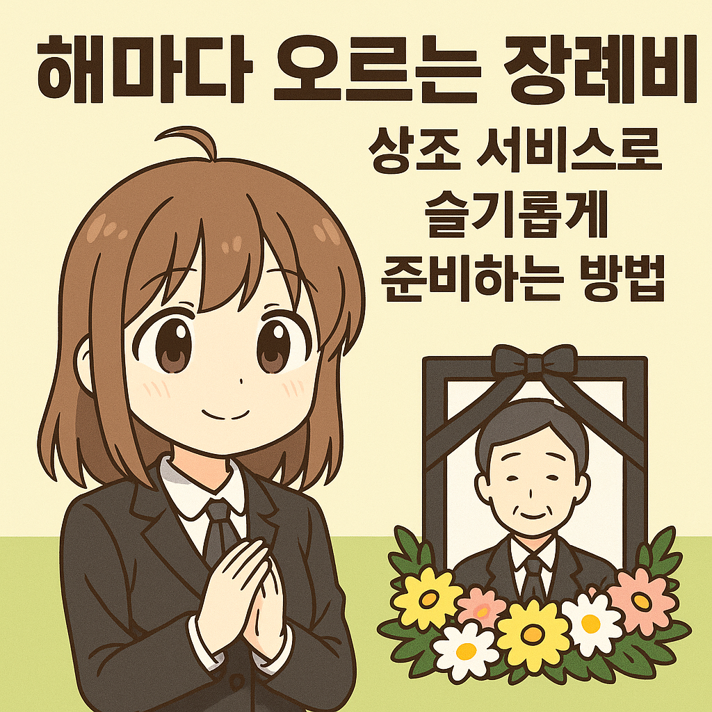 해마다 오르는 장례비, 상조 서비스로 슬기롭게 준비하는 방법