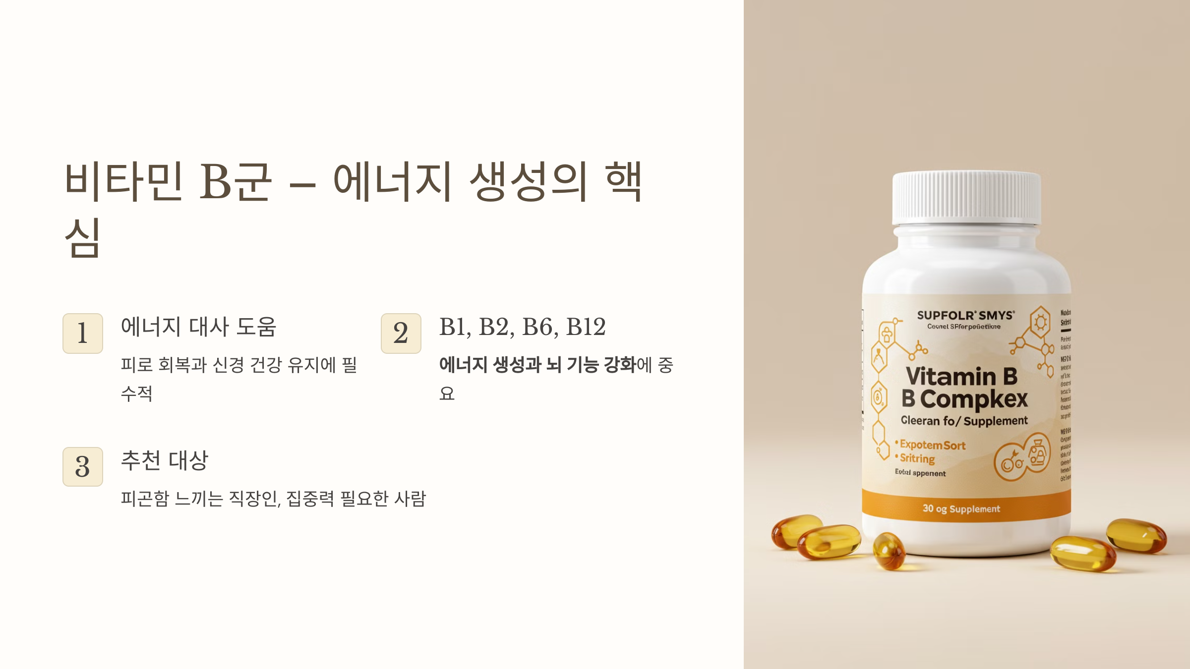 비타민 B군 관련 이미지