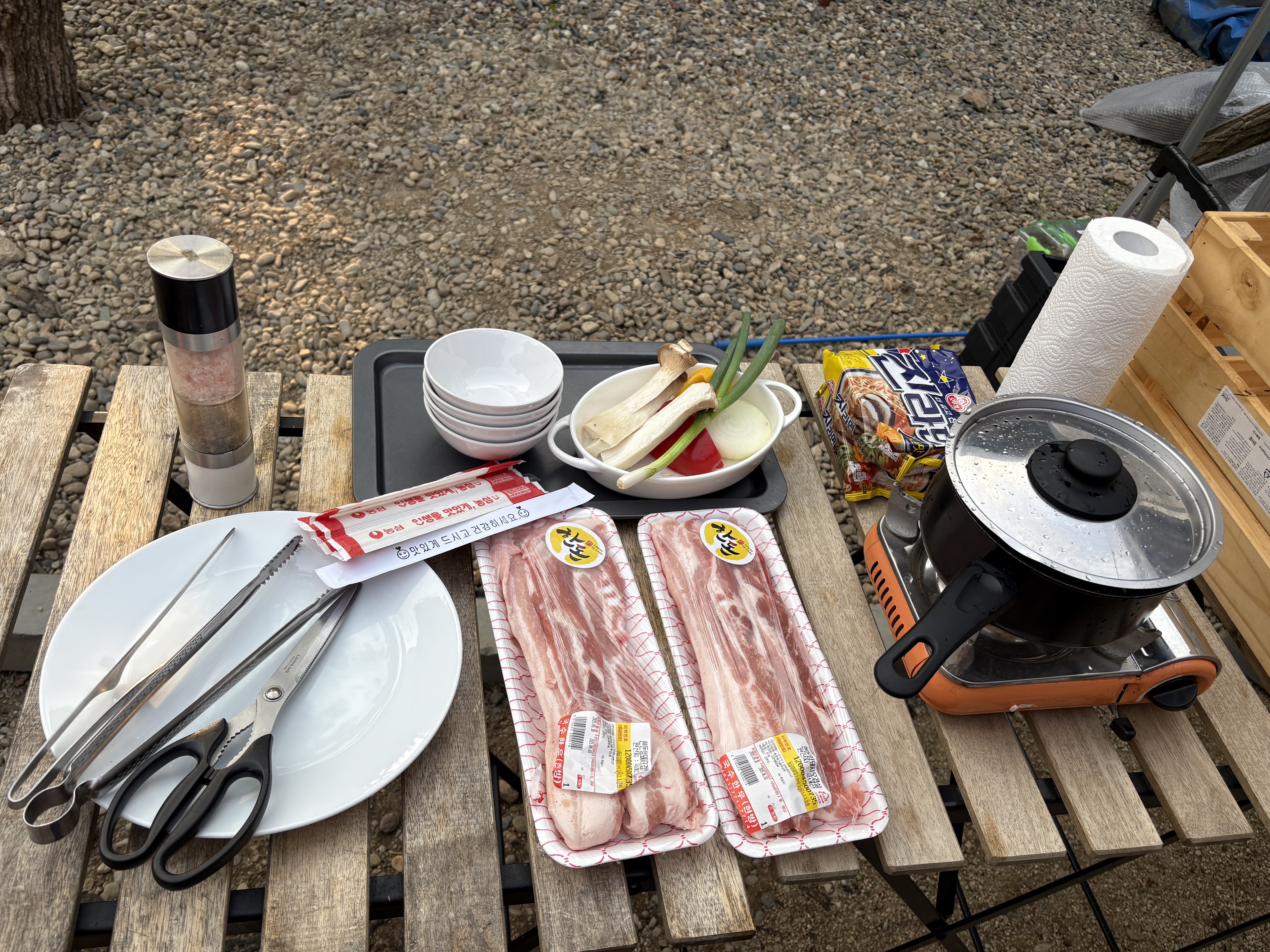 지평오차드 셀프 바베큐장