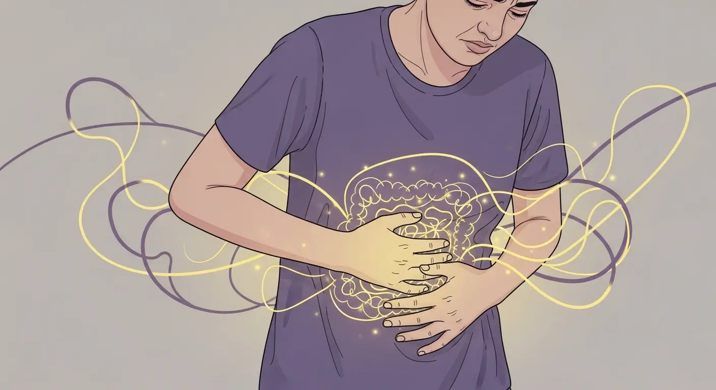 잦은 장 트러블로 불편함을 느끼는 사람이 배를 감싸고 있는 모습
잦은 장 트러블로 불편함을 느끼는 사람이 배를 감싸고 있는 모습