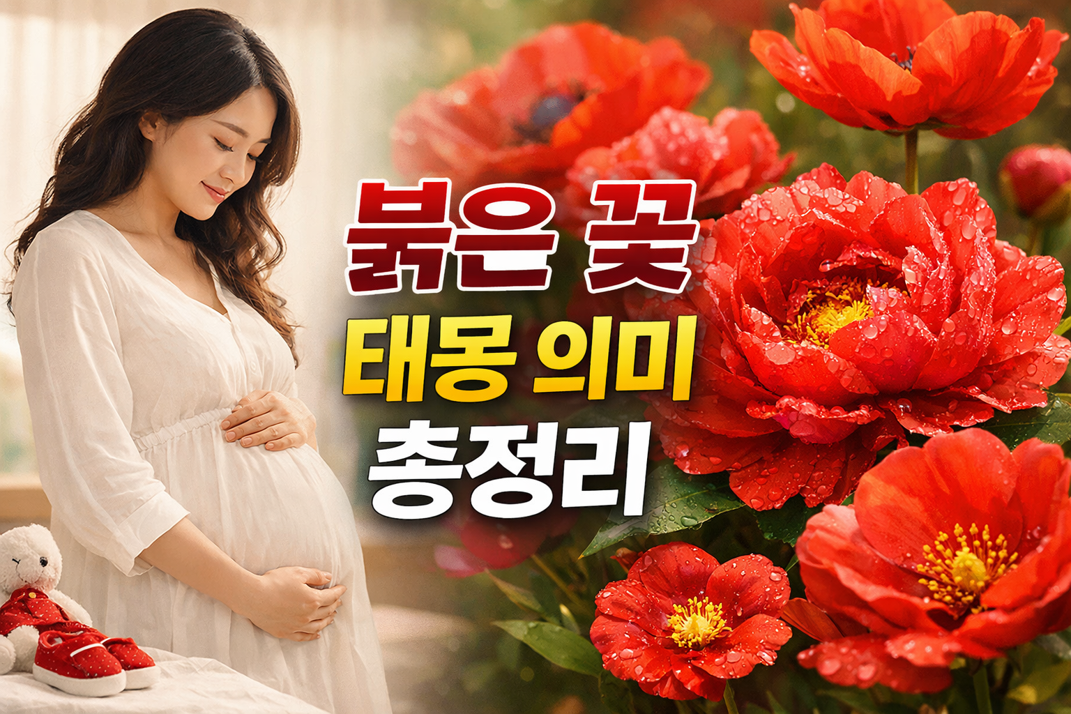 붉은 꽃 태몽