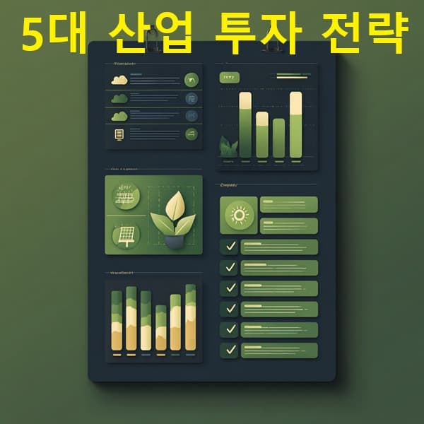 유망 산업별 투자 전략 요약 차트 이미지