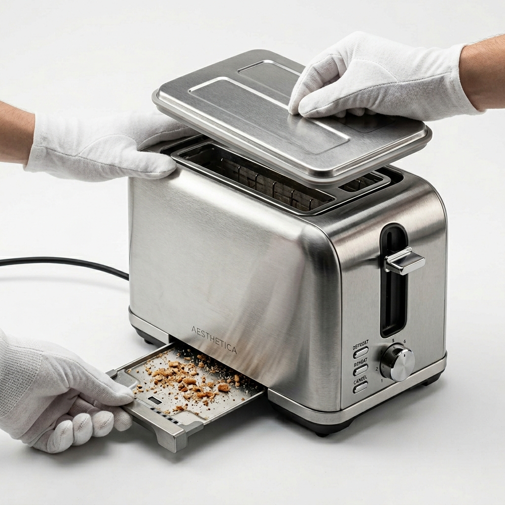 토스터기 고르는법 부스러기 트레이 청소