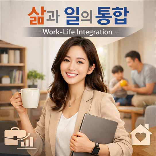 삶과 일 통합 디자인, 워라밸 재정의, 유연근무 시대, 자기주도적 삶, 번아웃 극복, 지속가능한 삶, 개인화된 삶, 업무 효율성 증대, 삶의 질 향상, 스마트 워크