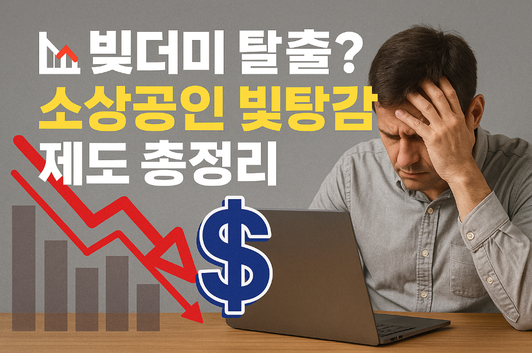 빚더미 탈출? 소상공인 빚탕감 제도 총정리