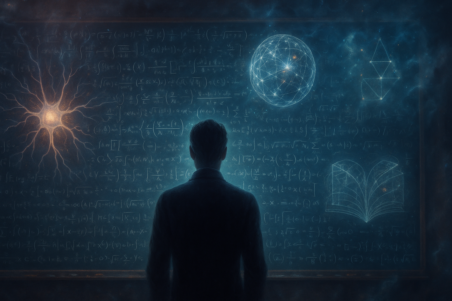 천재를 형상화한 이미지