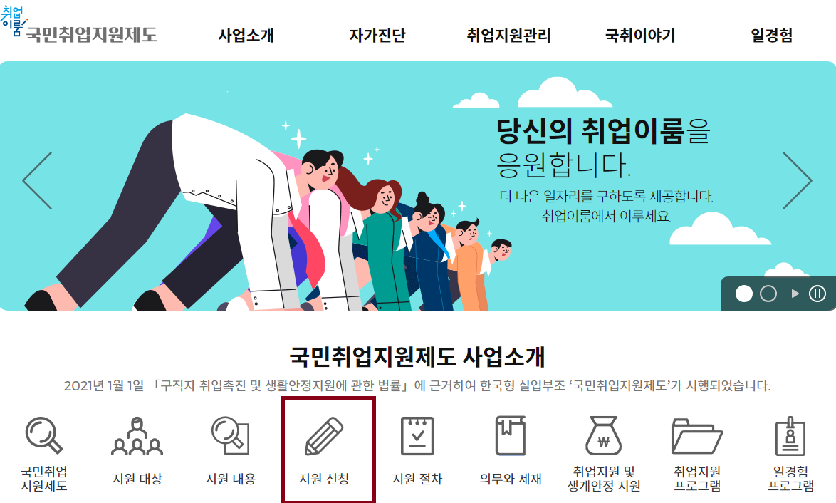 2024 국민취업지원제도 신청대상과 신청방법 정