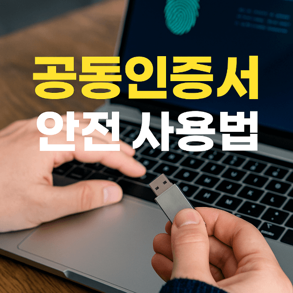 공동인증서 안전 사용법 USB 보안 토큰