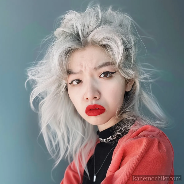 흰머리여자