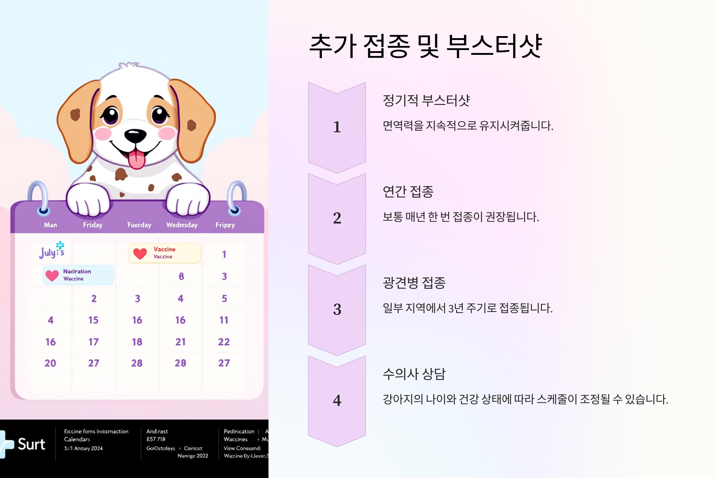 추가 접종 및 부스터샷
