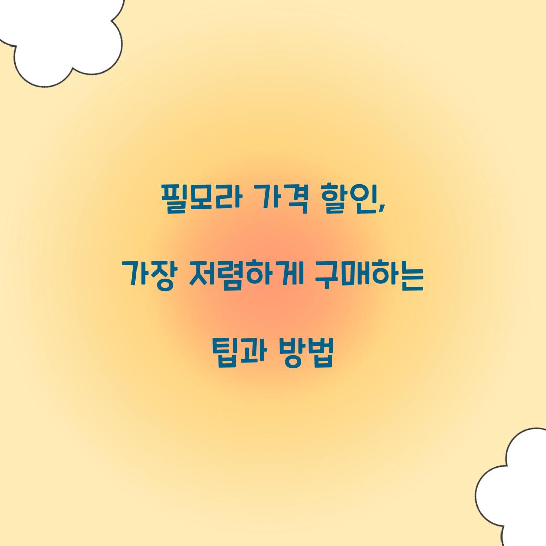 필모라 가격 할인