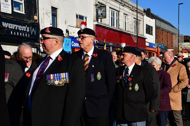 전쟁 참전용사 사진입니다.