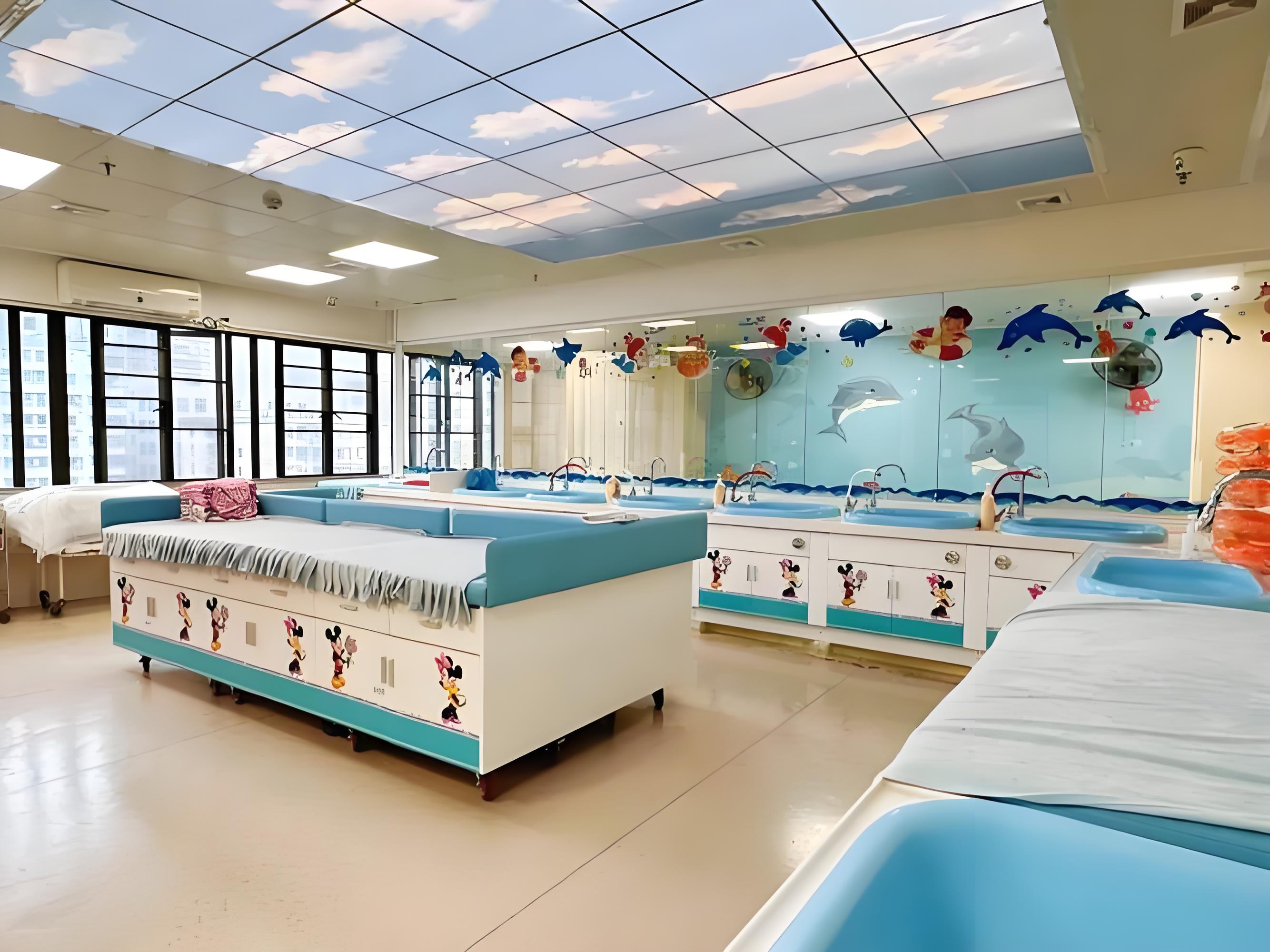 중국 산후조리원 애기 샤워실