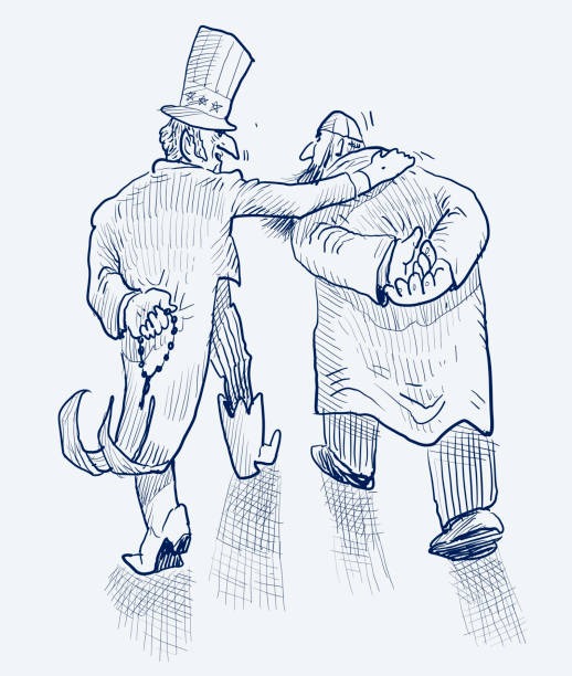 근본주의 종교 일러스트