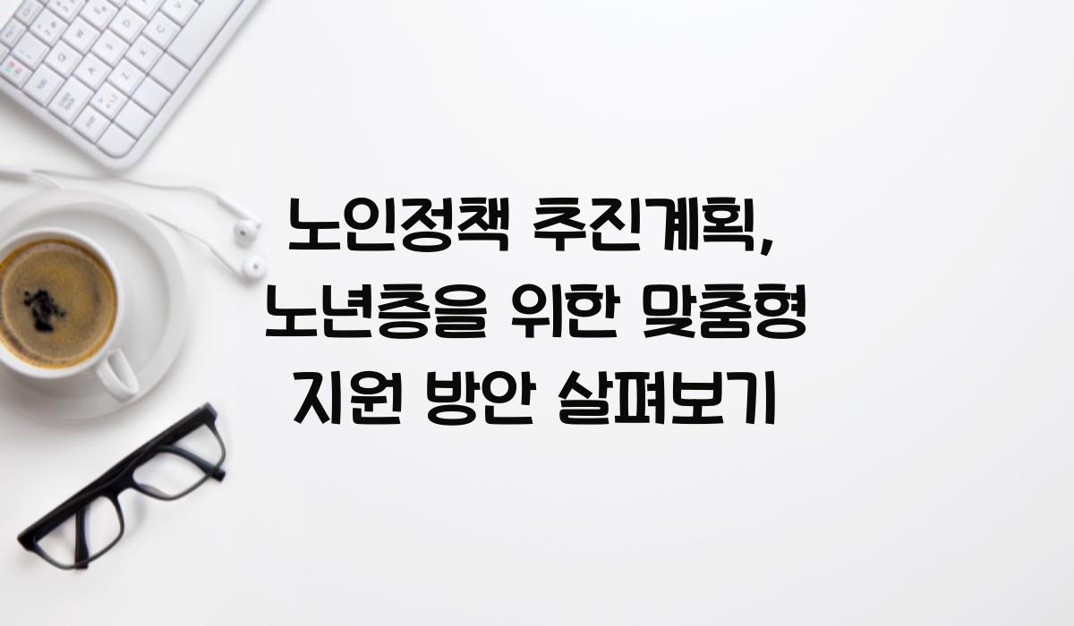 노인정책 추진계획