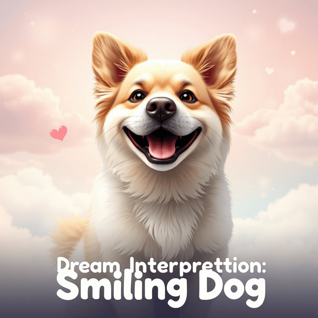 강아지가 웃는 꿈 해몽