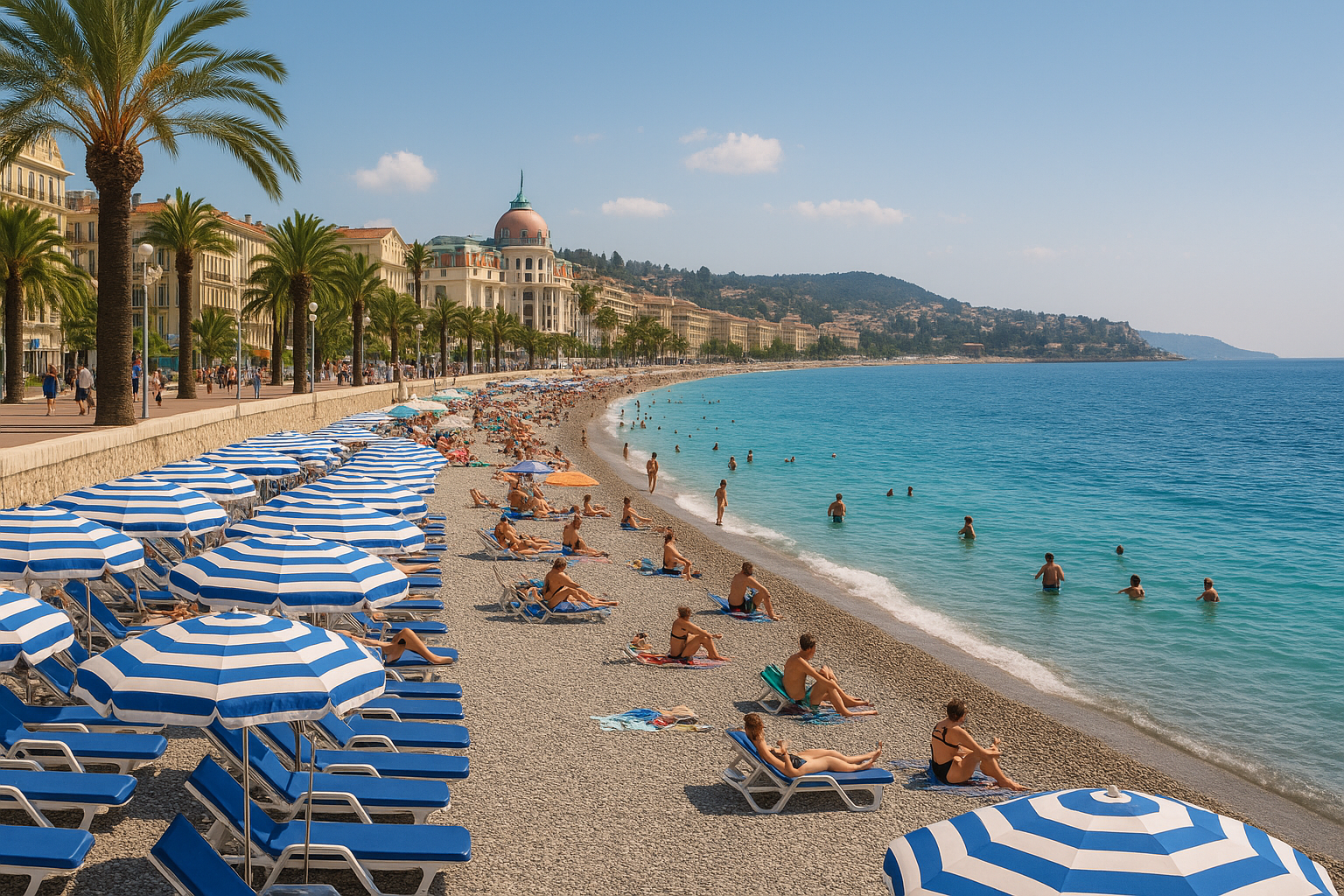 니스에서 만나는 지중해의 여유