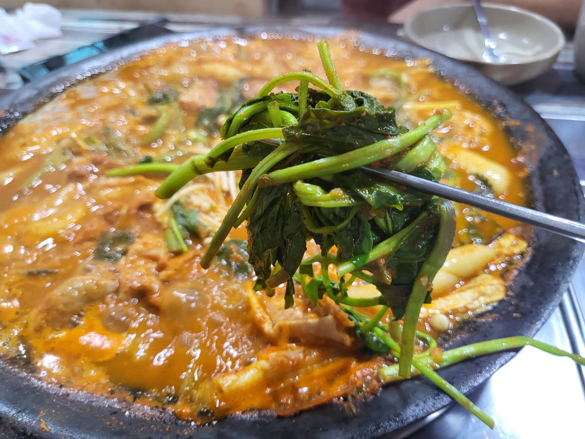 태백애물닭갈비 - 미나리