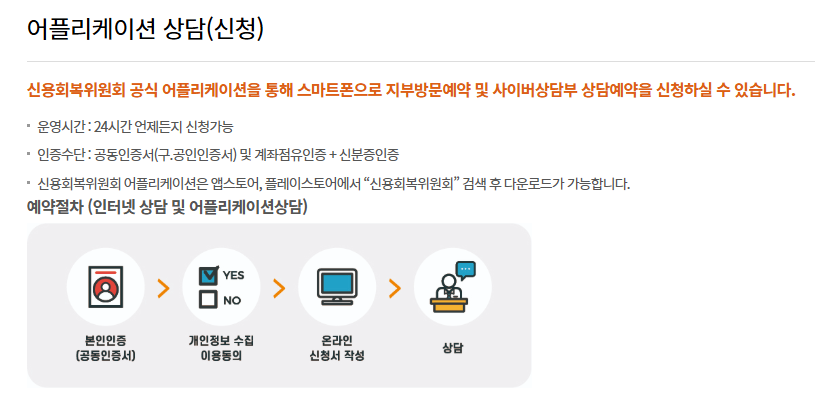 어플리케이션 상담